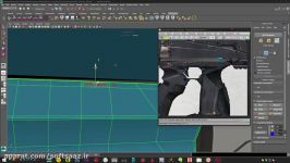 آموزش مدلسازی سطوح سخت تفنگ در Maya