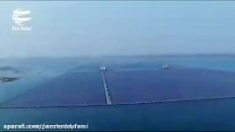 بزرگترین نیروگاه خورشیدی شناور جهان در چین