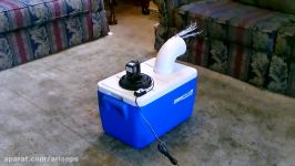 Homemade air conditioner DIY  Awesome Air Cooler  EASY Instructions  can be solar powered