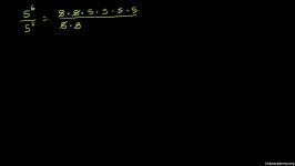 15 Exponent properties with quotients