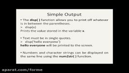 Octave Tutorial 07  Simple InputOutput