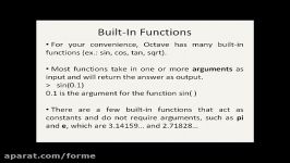 Octave Tutorial 05  Built in Functions