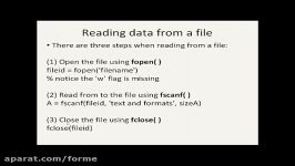 Octave Tutorial 20  Advanced InputOutput Part 4 Reading From Files