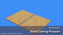 Sand casting animation