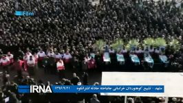 مشهد  تشییع کوهنوردان خراسانی جانباخته حادثه اشترانکوه