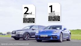 Audi SQ7 vs Porsche Panamera  Drag Races  Top Gear