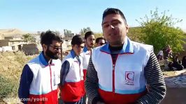 روایت خدمت جوانان تیم سحر استان قم در مناطق زلزله زده