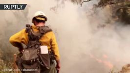 USA Firefighters successfully contain huge wildfire in California