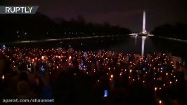 Hundreds hold Lincoln Memorial vigil in memory of man killed by police