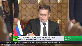 Putin in whirlwind Mid East trip – Syria Egypt Turkey in one day