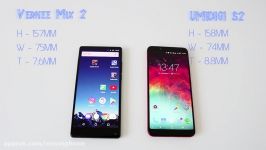 مقایسه گوشی UMIDIGI S2 Vernee Mix2