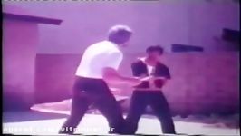Bruce Lees nunchaku training fight