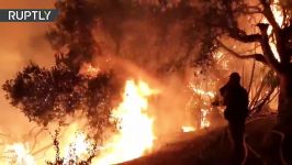 200000 forced to flee as California wildfire threatens Santa Barbara