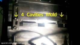 4 cavities Injection Mold testing for Bottle Caps  PMP MOLD