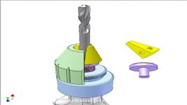 Chuck for hand powered drill