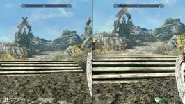 بررسی فنی بازی Skyrim Special Edition XOX vs PS4 Pro