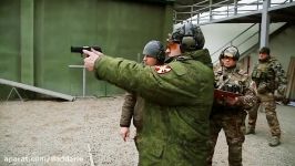 تمرینات مشترک نیروهای ویژه ارتش روسیه چچن