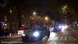 Bugatti Chiron v Pagani Huayra BC v Cyclist