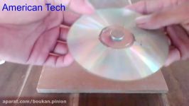 how to make a powerful DC motor using screw and CD panel