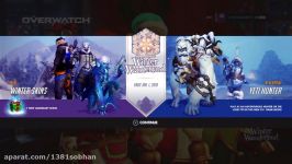 گیم پلی Overwatch winter wonderland ما لگ ببینید