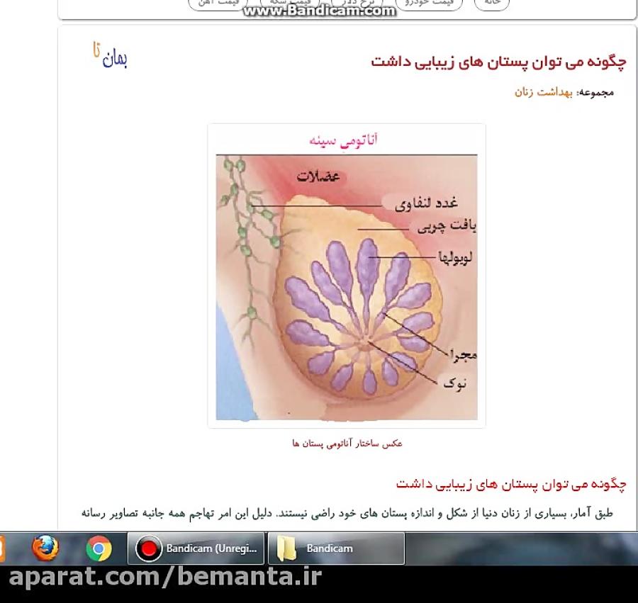 چگونه میتوان پستان های زیبایی داشت