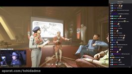 SUMMIT1G REACTS TO Hitler scene in Wolfenstein 2 The New Colossus