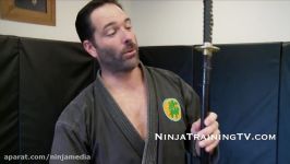 Wrapping Your Katana Japanese Sword to the Saya with the Sageo for Bujinkan Ninjutsu Training