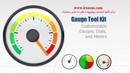 قالب پاورپوینت سه بعدی متحرک gauge tool kit