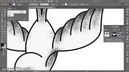 طراحی پرنده  بخش دو  دیلاین گرافیک  آموزش ایلوستریتور