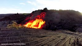 Hawaii Kilauea Volcano Aa Lava Flow 6 30 16 lava 4k 60p GoPro