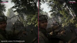 Call of Duty WWII – PS4 vs. PS4 Pro 4K Mode Graphics Comparison