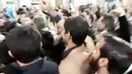 دکتر احمدی نژاد در صحن حرم امام رضاع درود بر دکتر