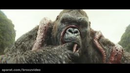 KONG vs GIANT SQUID  Fight Scene  Kong Skull Island 2017 Movie Clip HD