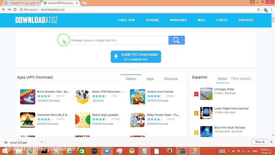 اموزش دانلود بازی cut the rope مایکت بدون هیچ هکی