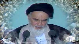 امام خمینی ادعای صلح توسط ابرقدرتها زیاد است اما ...