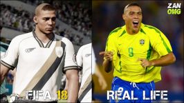 FIFA 18 vs PES 2018 Real Life Comparison