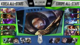Korea ALL Stars vs EU All Stars Highlights 2017 All Stars League of Legends LCK vs EULCS