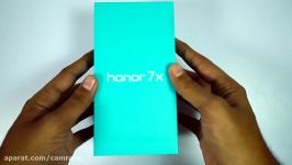 جعبه گشایی نگاه اول به موبایل Huawei Honor 7X رنگ آبی