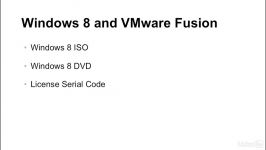 دوره آموزش نصب ویندوز 8 در VMware Fusion