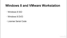 دوره آموزش نصب ویندوز 8 در VMware Workstation