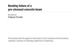 Bending failure of a prestressed concrete beam Materials Lab on line