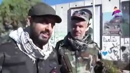 حضور فرمانده گروه های مبارز عراقی در مرز لبنان فلسطین اشغالی