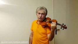 آموزش ویولن به زبان فارسی 013 درس 30 تا 32 لو ویولن Le Violon