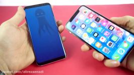 مقایسه Samsung Galaxy S8 Android 8.0 Oreo iPhone X