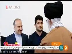 هدیه رهبرانقلاب به جوانی باحریف اسرائیلی مبارزه نکرد