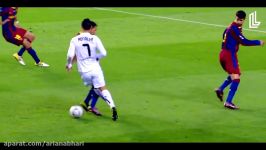 Cristiano Ronaldo DESTROYING Barcelona  Skills Dribbles Goals