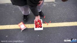 Can iPad Air 2 Survive Giant Mortar Round Fireworks The Answer May Surprise You....  GizmoSlip