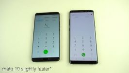 Huawei Mate 10 vs Samsung Galaxy Note 8 Speed Test