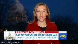 Americans could see tax bill impact in early 2018