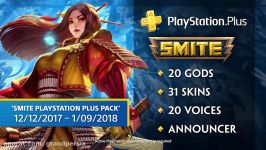 تریلر بسته رایگان PlayStation Plus برای بازی SMITE